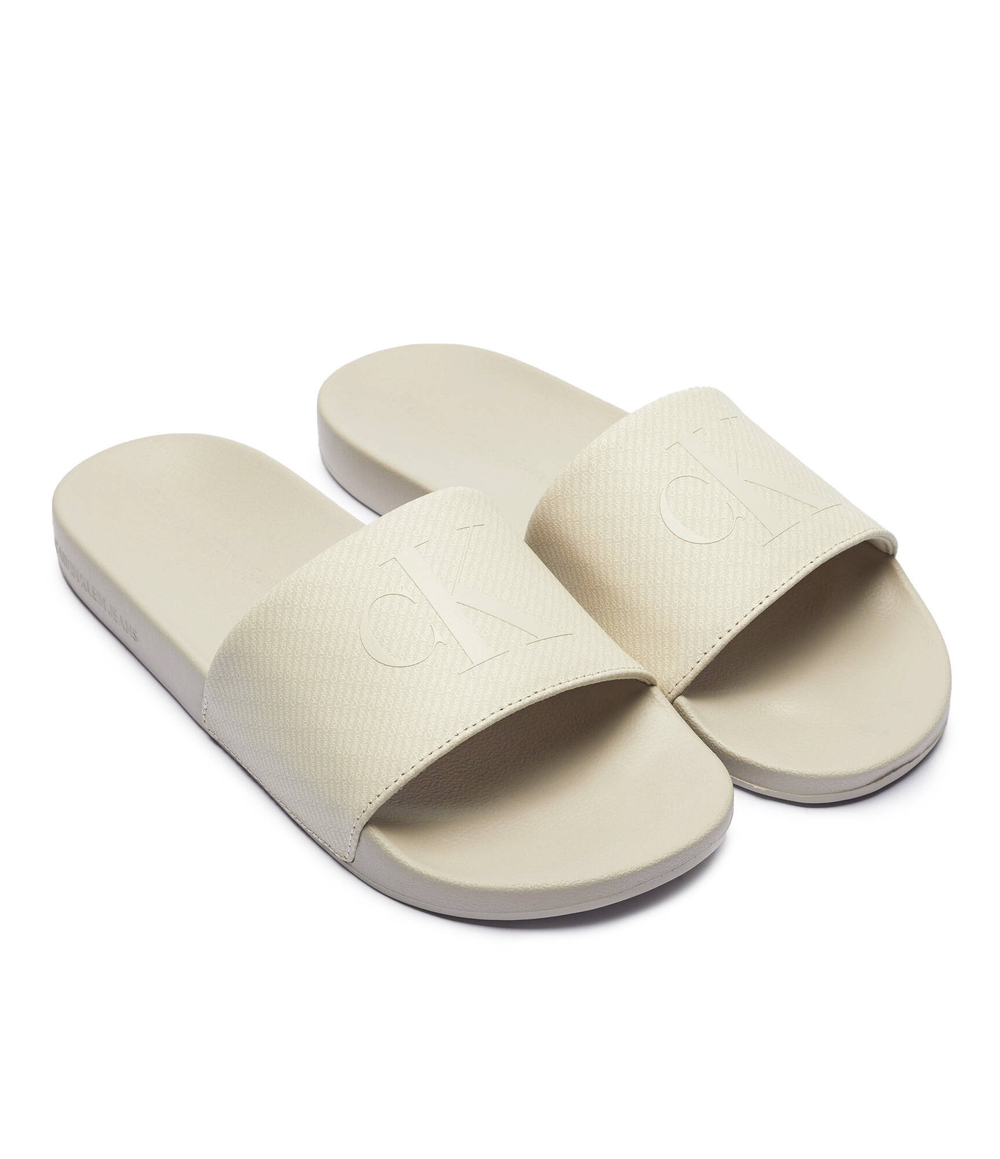 Шлепанцы Calvin Klein Jeans - бежевый(YM0YM01269)