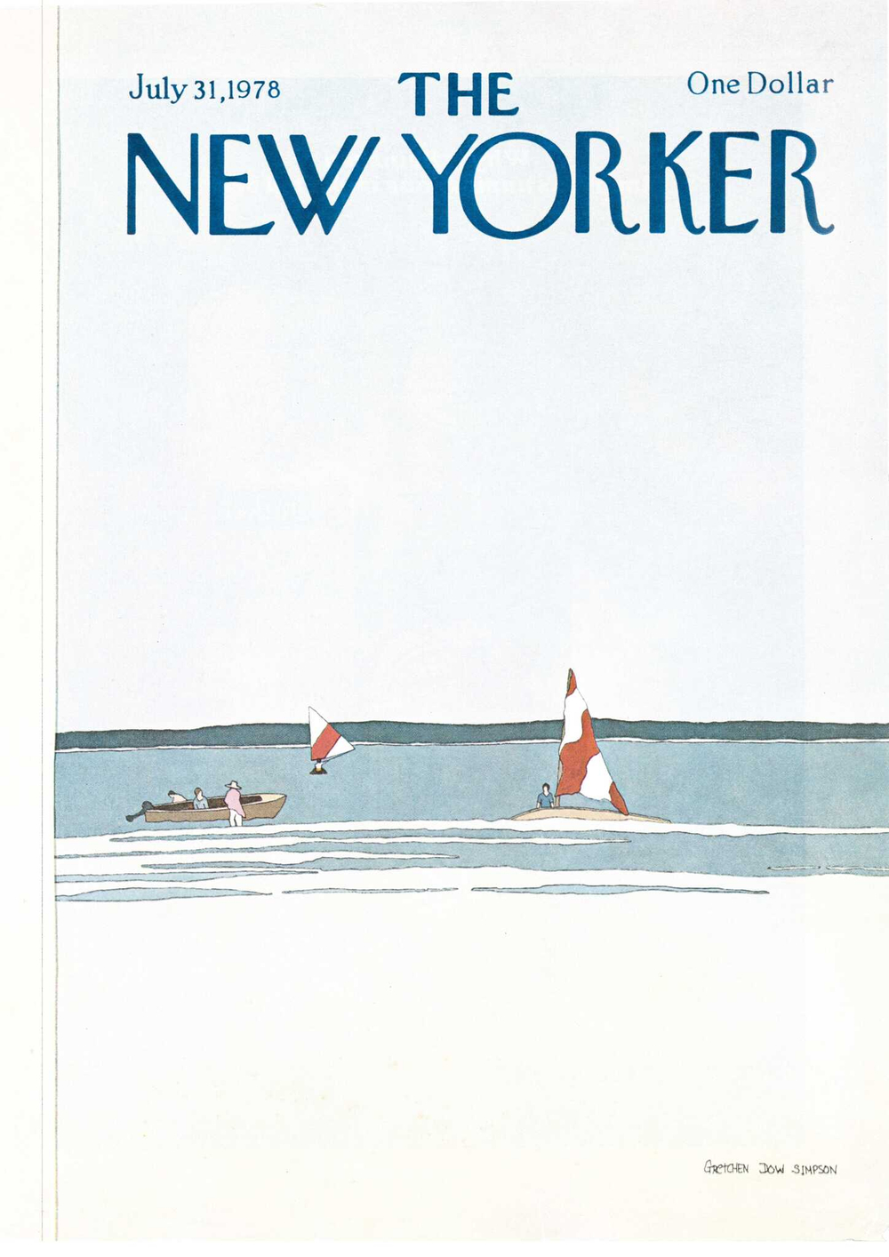 Журнал The New Yorker 31-07-1978, обложка