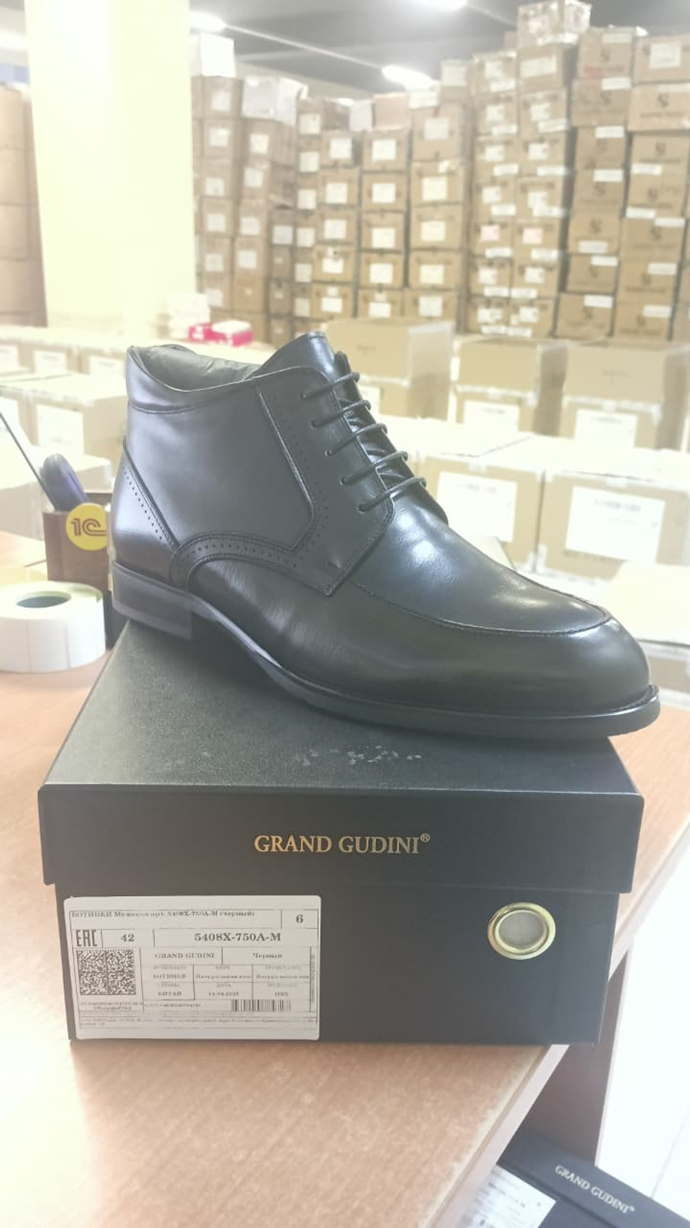 Ботинки мужские зимние GRAND GUDINI 5408X-750A-M