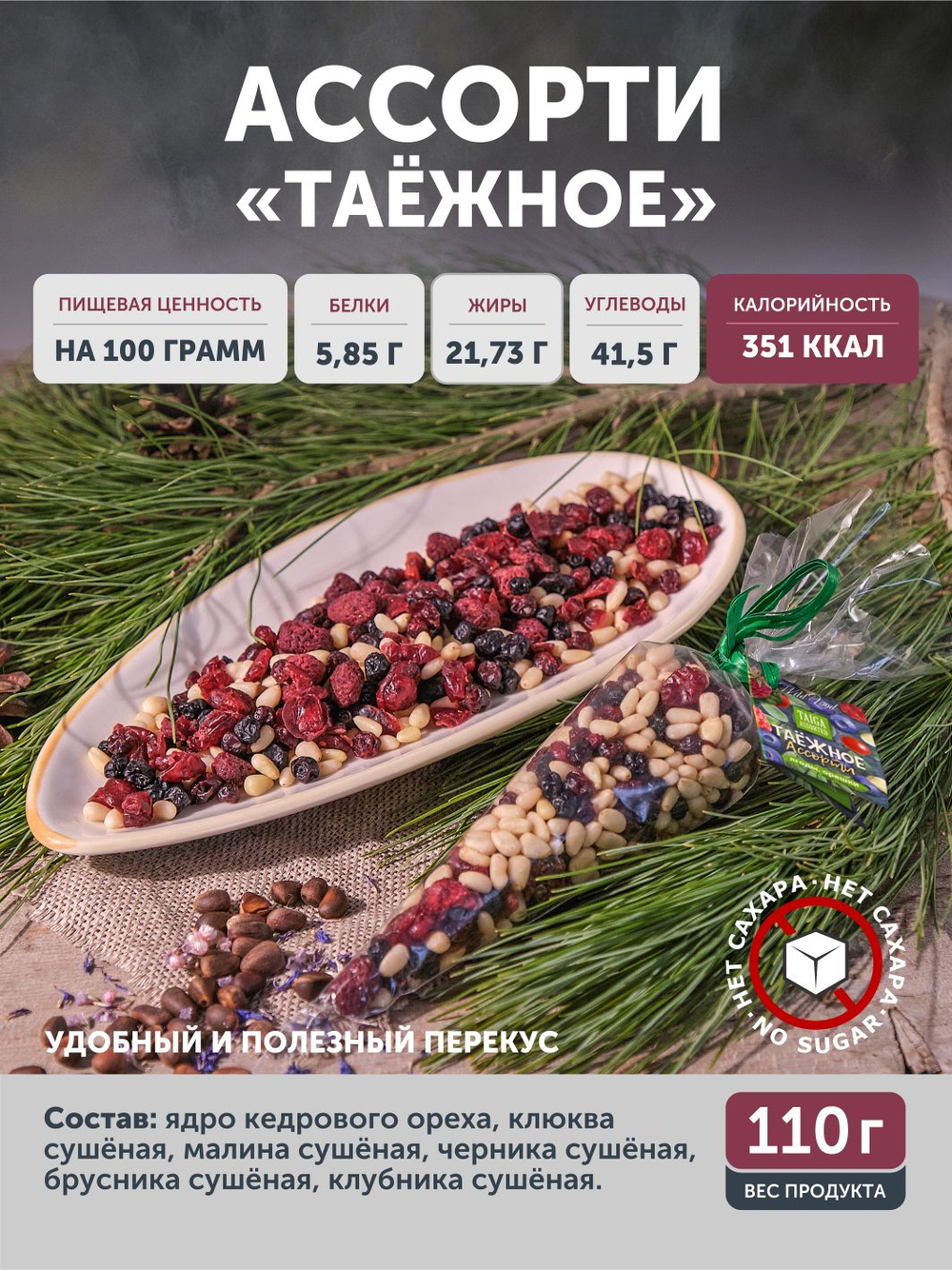 Подарочный набор "Таёжные сладости" ТАЁЖНЫЙ ЦЕХ