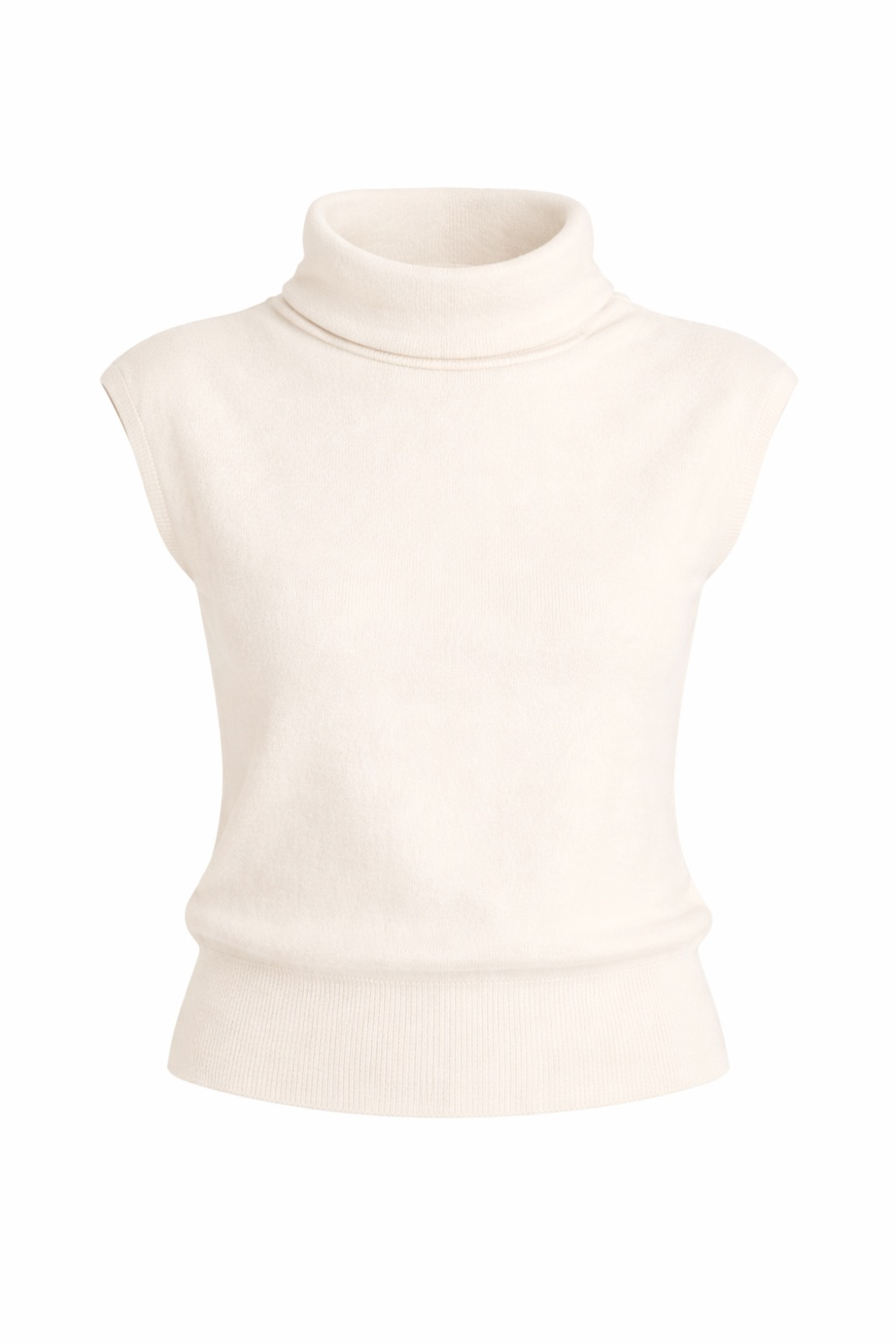 ПРЕДЗАКАЗ, получаем 15 марта, трикотажный топ из нейлона в цвете молоко