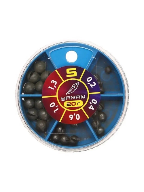 Набор грузил "ЯМАН" "S" 20 г, 0,2-1,3 г
