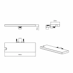 Душевая система Vincea Inspire VSFW-3I21MT2RMB черная матовая