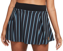 Теннисная юбка Nike Dri-Fit Club Skirt Regular Stripe Tennis Heritage W - black