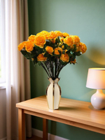 Искусственные цветы, желтые подсолнухи / Высота 44 см. 9 стебелей 9 бутонов/