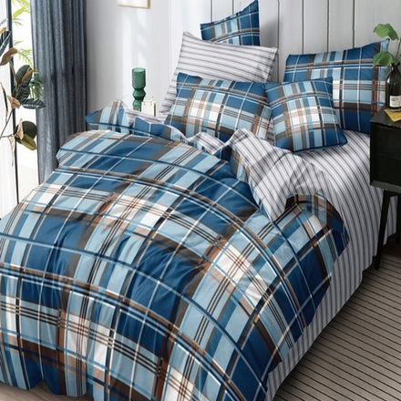 Комплект постельного белья "П37. F-71008", поплин, 100% хлопок, Россия.