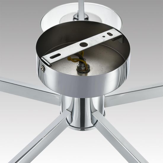 8261/5C MODERNI LN26 металл/стекло, хром/прозрачный Люстра потолочная E14 5*40W 220V VERDI