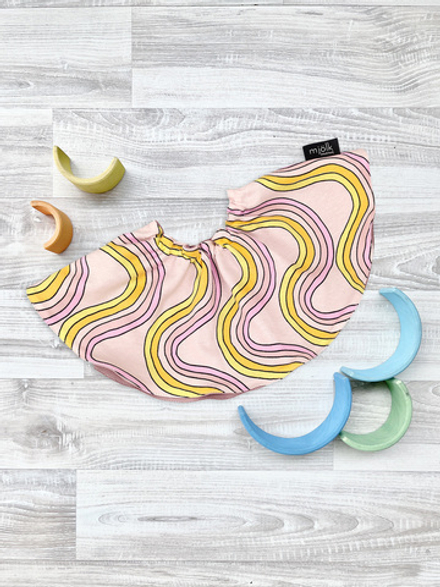 Двусторонний нагрудник Mjölk Радуга