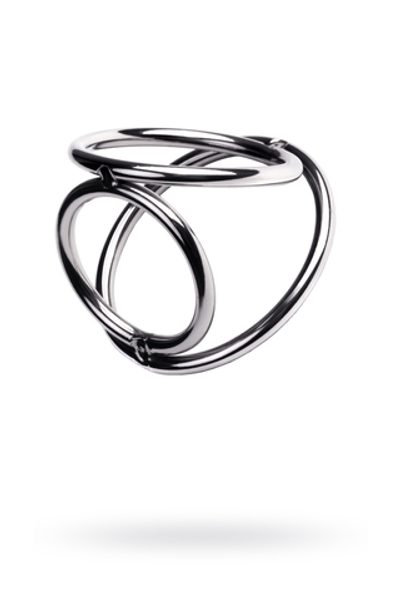 Бондаж для пениса Toyfa Metal серебристый