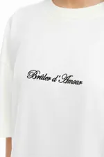 Футболка Bruler d'Amour Basic logo белая