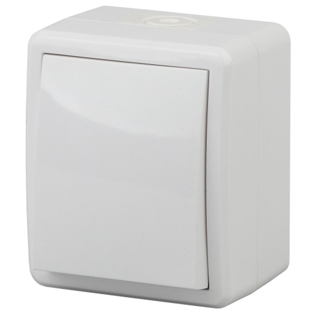 11-1403-01 ЭРА Переключатель IP54, 10АХ-250В, ОУ, Эра Эксперт, белый | Эра Эксперт