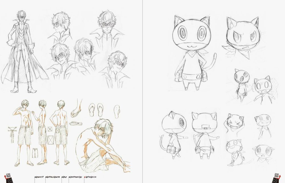 Артбук Persona 5 the Animation Material Book: The Artworks