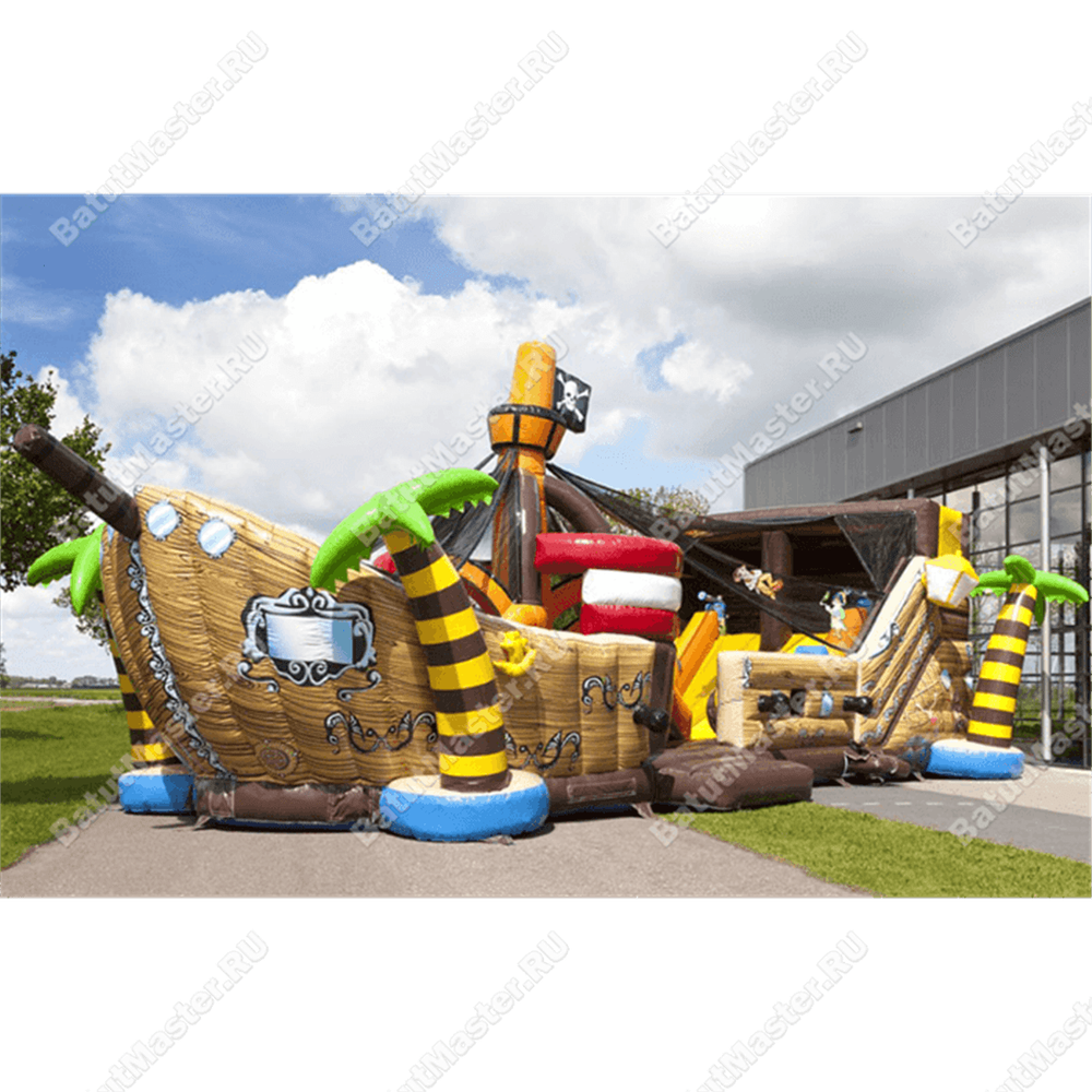 Надувной корабль "Пираты Карибского моря"