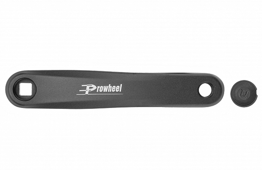 Шатун левый 175мм C00Q PROWHEEL "под квадрат" алюминиевый чёрный