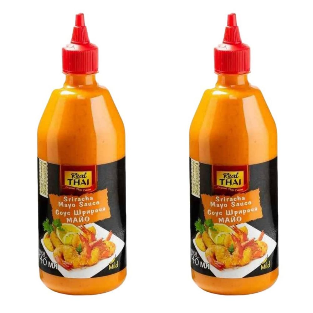 Соус Шрирача Майо Real Thai Sriracha Mayo, 740 мл, 2 шт