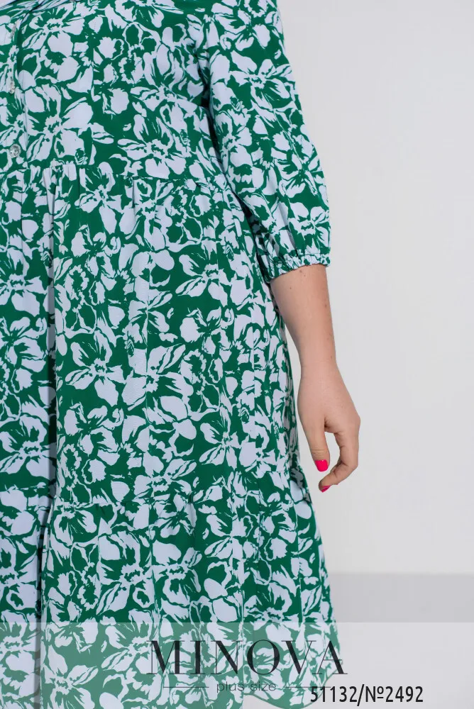 Платье 2492-зеленый Minova