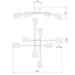 Подвесная люстра ST Luce Bastoncino SL429.403.02