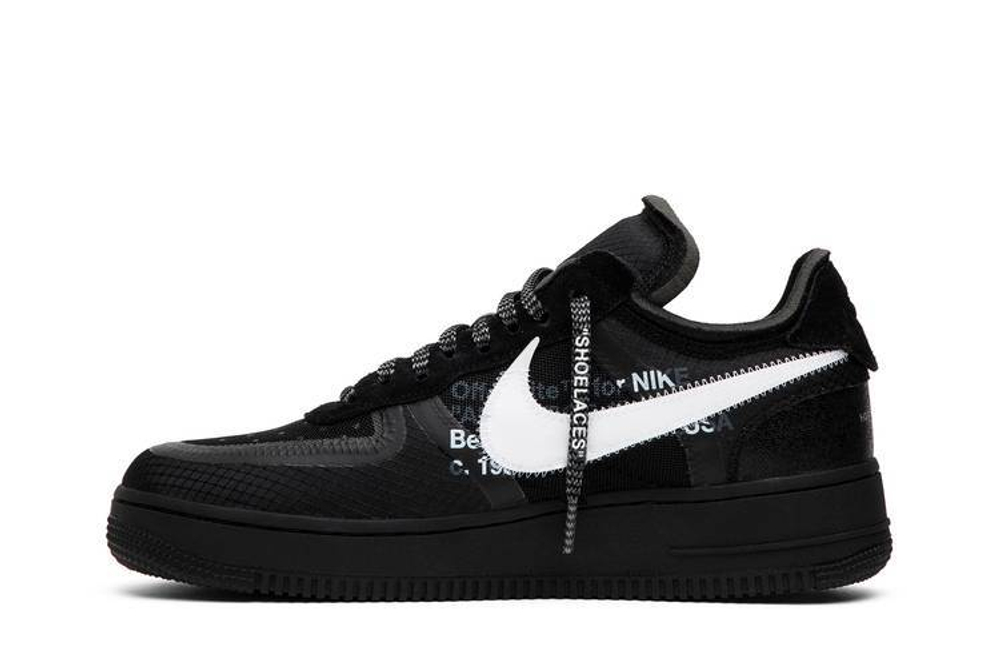 Кроссовки Off-White X Nike Air Force 1 Black White 2.0