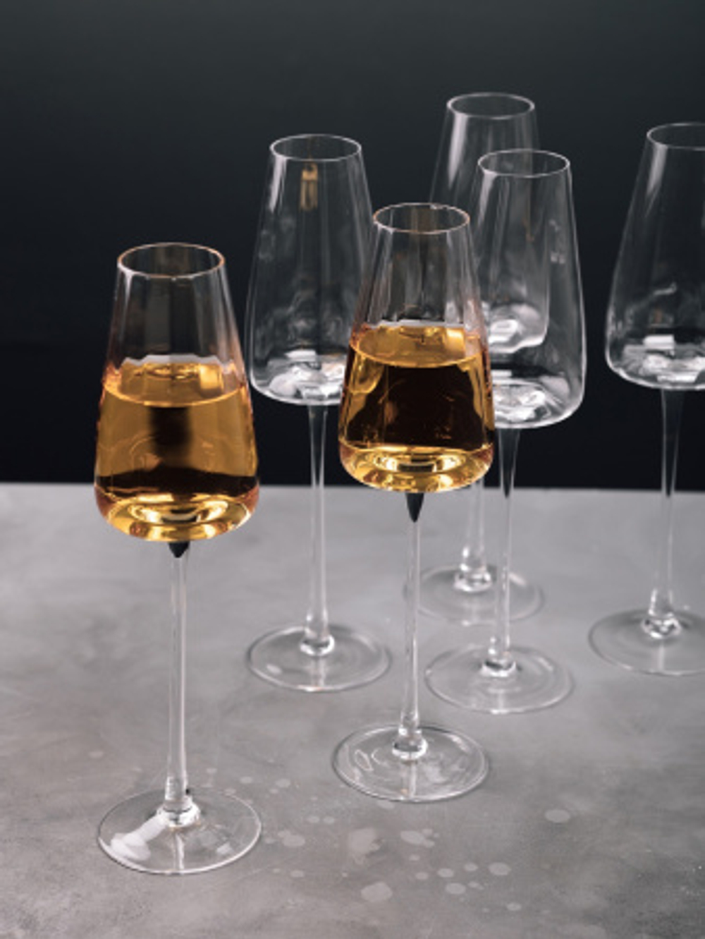 Бокал-флюте 260 мл. d=40/75 мм. h=260 мм. хр. стекло Инфинити MGline