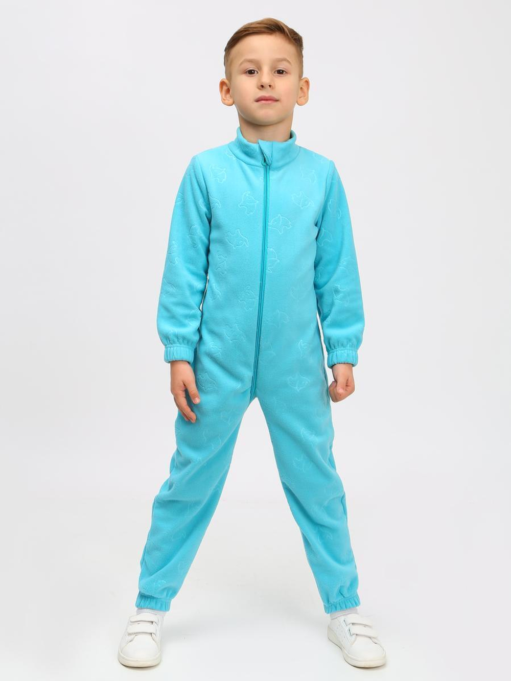 Комбинезон для мальчиков "Север-4" светло-бирюзовый, р.92 (Ивашка)