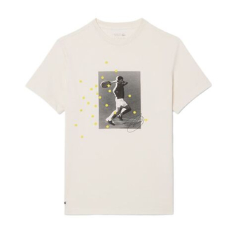 Мужская теннисная футболка Lacoste Tennis x Novak Djokovic Graphic - lapland