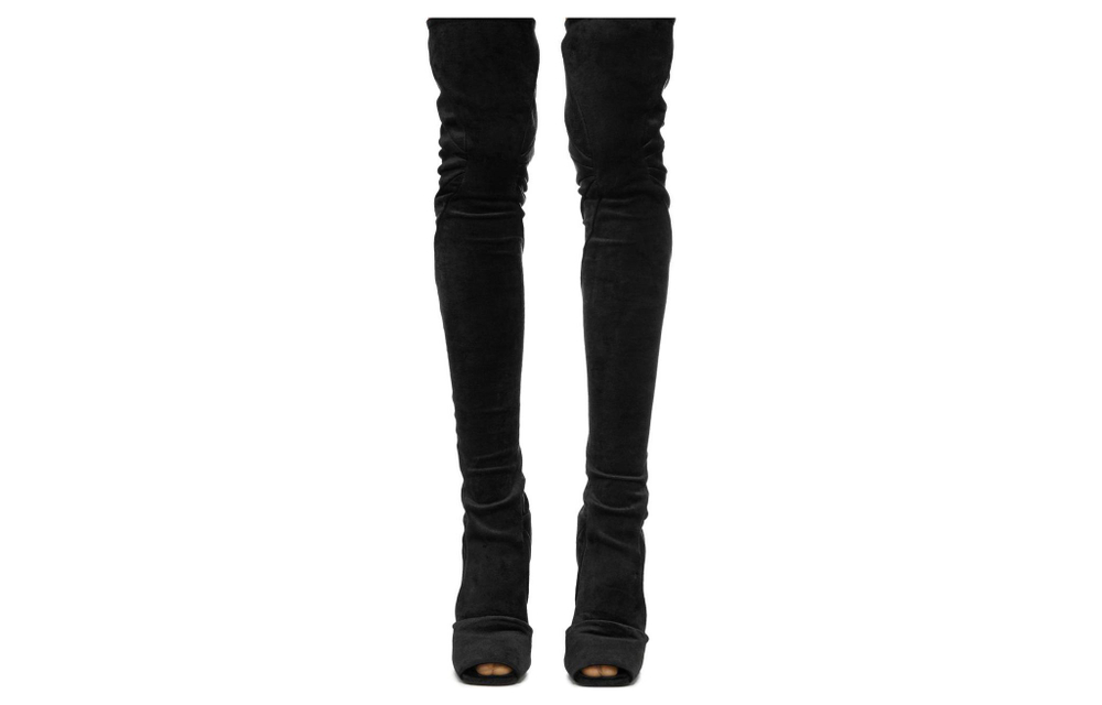RICK OWENS/RO Over the knee Boots Women"s Black