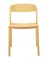 Стул Moris пластик бледно-желтый