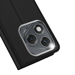 Чехол книжка из PU кожи черного цвета от Dux Ducis для смартфона Honor 400 Lite, серия Skin Pro Series Case