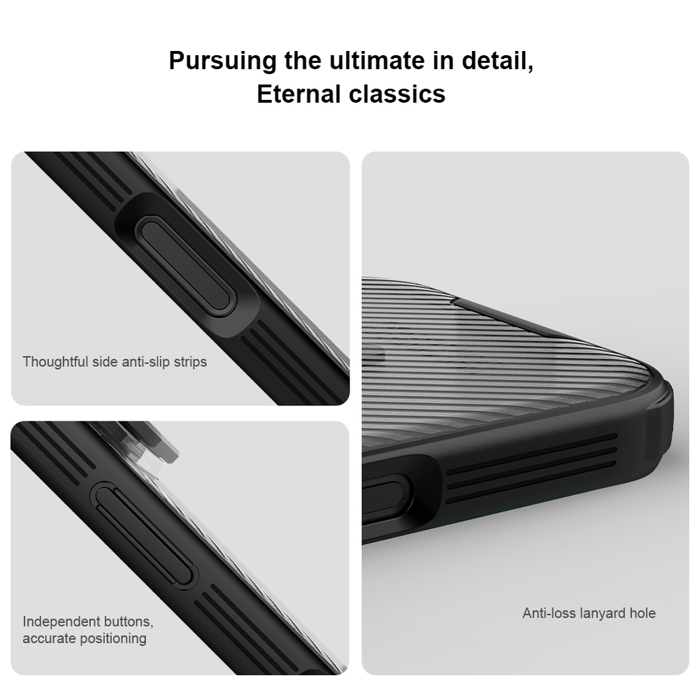 Чехол тонированный от Nillkin с MagSafe на iPhone 17 Pro, серия CamShield Prop Magnetic Case (версия с прозрачной крышкой объектива)