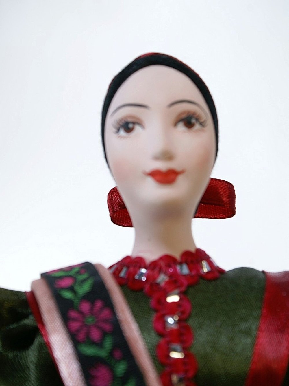 Кукла коллекционная Водоноска-казачка в летнем платье