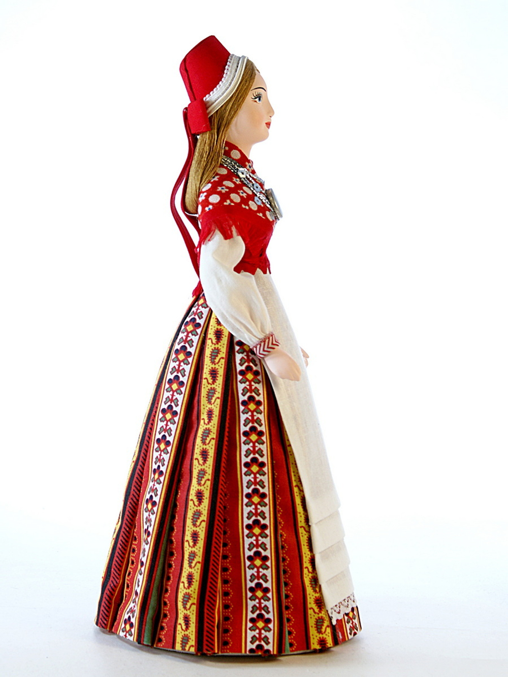 Кукла коллекционная фарфоровая Эстонка