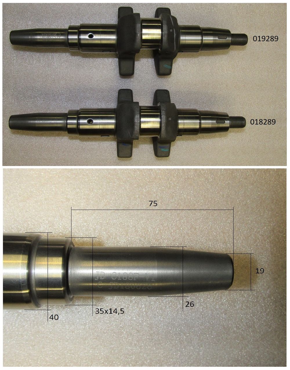 Вал коленчатый TSS SDG 5000EH (C188FD/Crankshaft (C188FD)