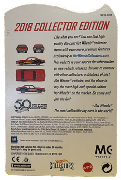 Hot Wheels 2018 Collector Edition Chevrolet '69 Chevelle SS 396 (2018)