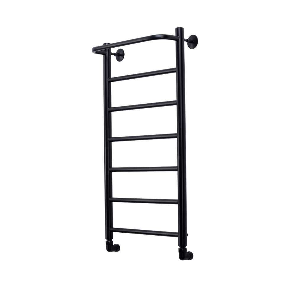 Полотенцесушитель водяной Comfysan Capri W-8 80/40 с полкой, черный, шт