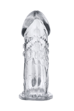 Прозрачная насадка на пенис Uco - 13 см. (Цвет: прозрачный)