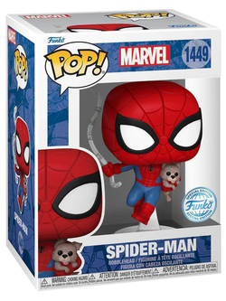 Фигурка Funko POP! Bobble Marvel Spider-Man with Sandwich the Dog (Exc) (1449) 85244