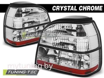 Задние фонари VW Golf 3 crystal chrome