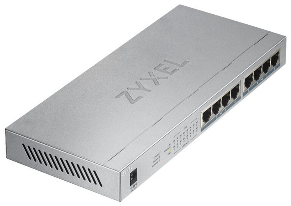 ZyXEL GS1008HP-EU0101F серебристый