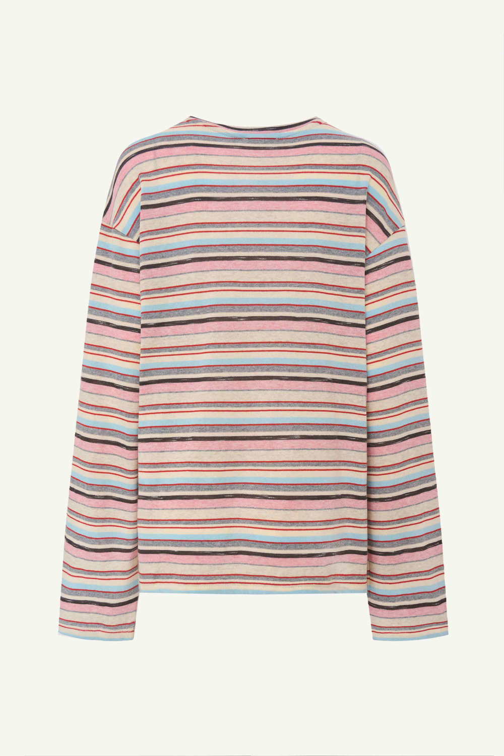 Лонгслив трикотажный (True Preppy), розово-голубой