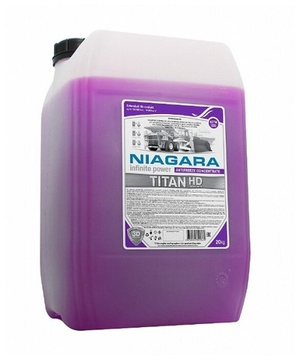Жидкость охлаждающая низкозамерзающая антифриз "Niagara" TITAN HD (концентрат) 20 кг