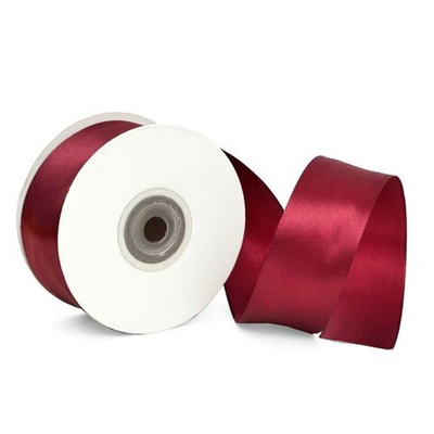 Лента упаковочная атласная 2,5х2200 см (бордо)