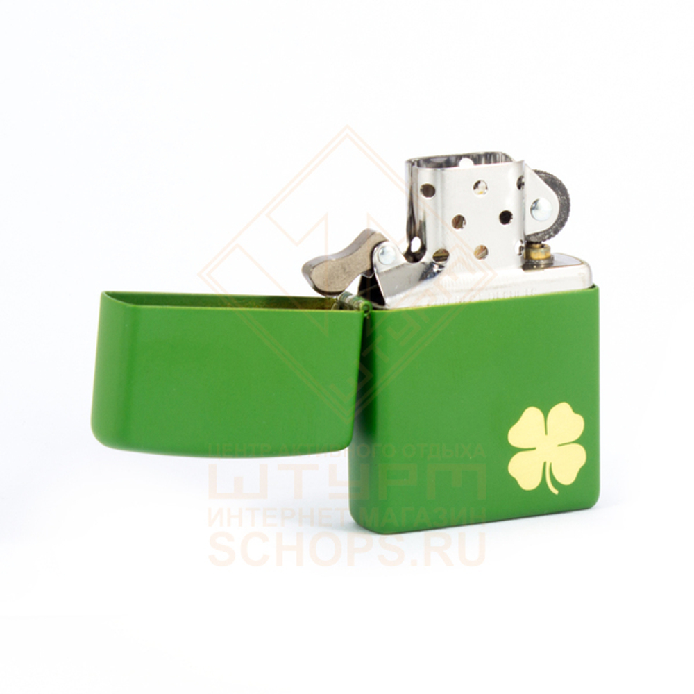 Зажигалка Zippo 21032 Счастливый клевер, Shamrock