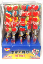 Мармелад на палочке Сердечко 20шт