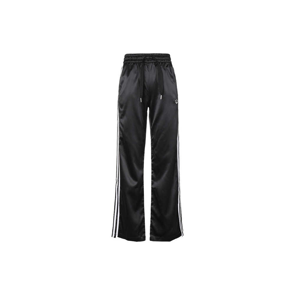 Брюки Adidas спортивные женские (атлас), черн.