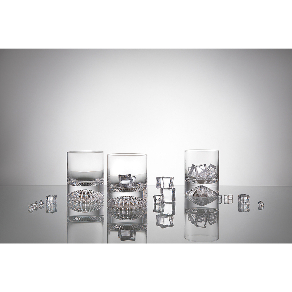 Набор стаканов для виски genty ribbs, 240 мл, 2 шт.