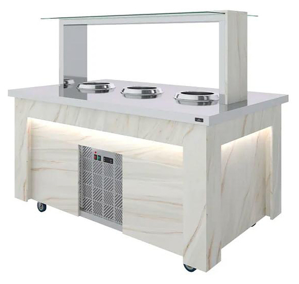 Салат-бар суповой Luxstahl Portal СБС-1500 Premium