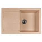 Мойка ML-GMS107 СТАНДАРТ с крылом, песочный (302), 770*493*190мм