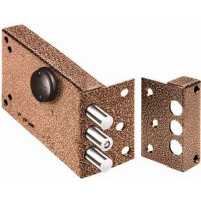 Замок Эльбор накладной 1.02.51.5 К Лазурит, с ответной планкой (10)