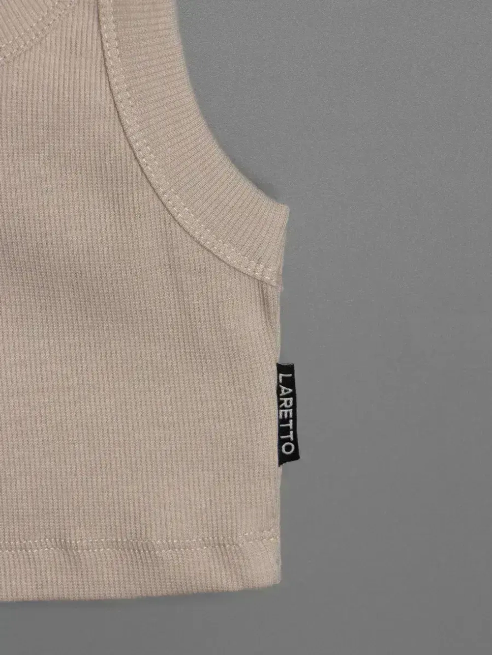 Летний кроп топ трикотажный детский