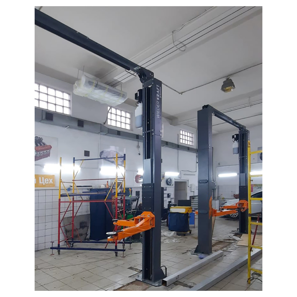 WDK-529E Подъемник двухстоечный с верхней синхронизацией 4 тонны, электр.разбл., 380В